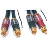 Cavo RCA CABLE-604 con connettori dorati 2RCA a 2 RCA 1,5 mt